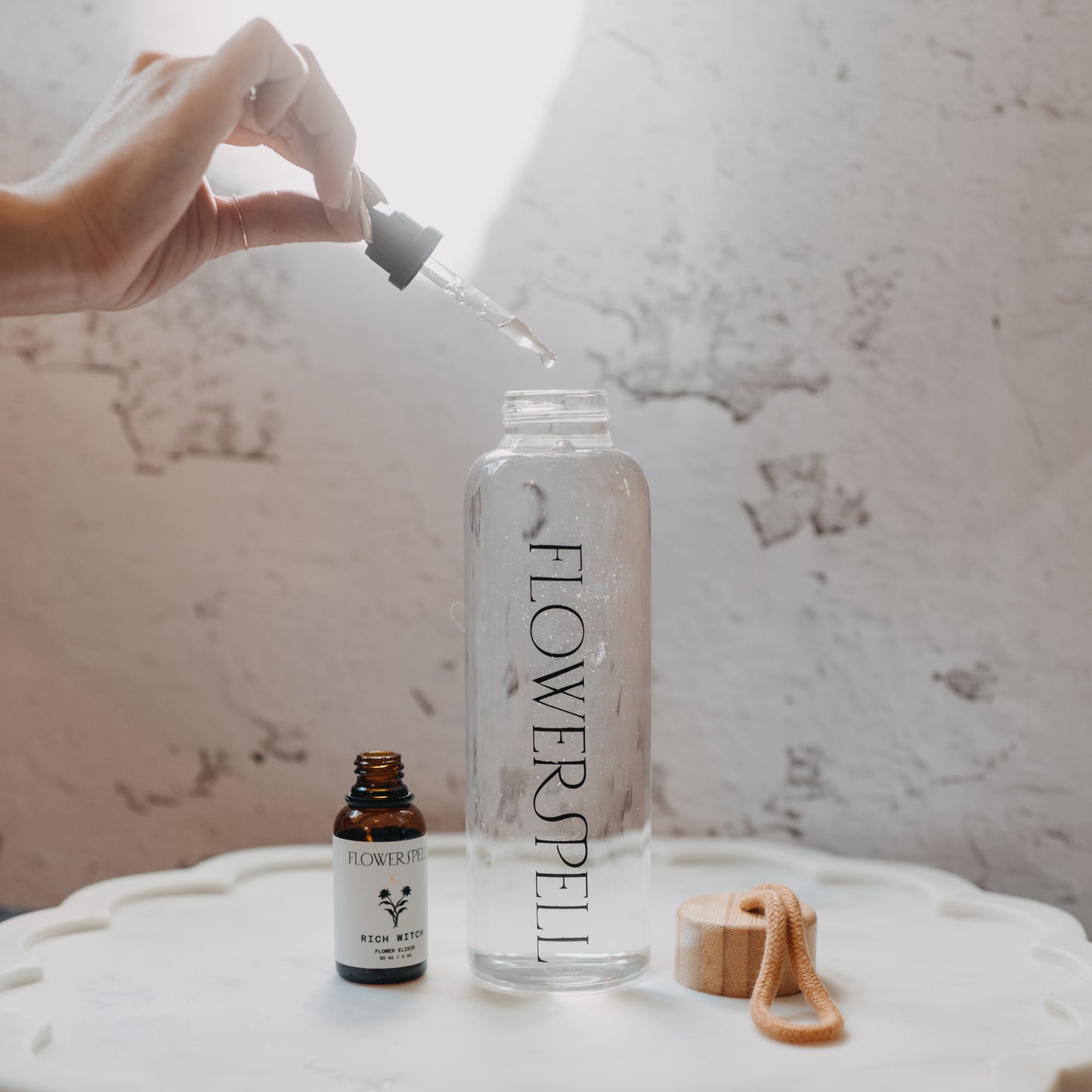 The FLOWERSPELL Water Bottle - for taking your flower ritual on the go