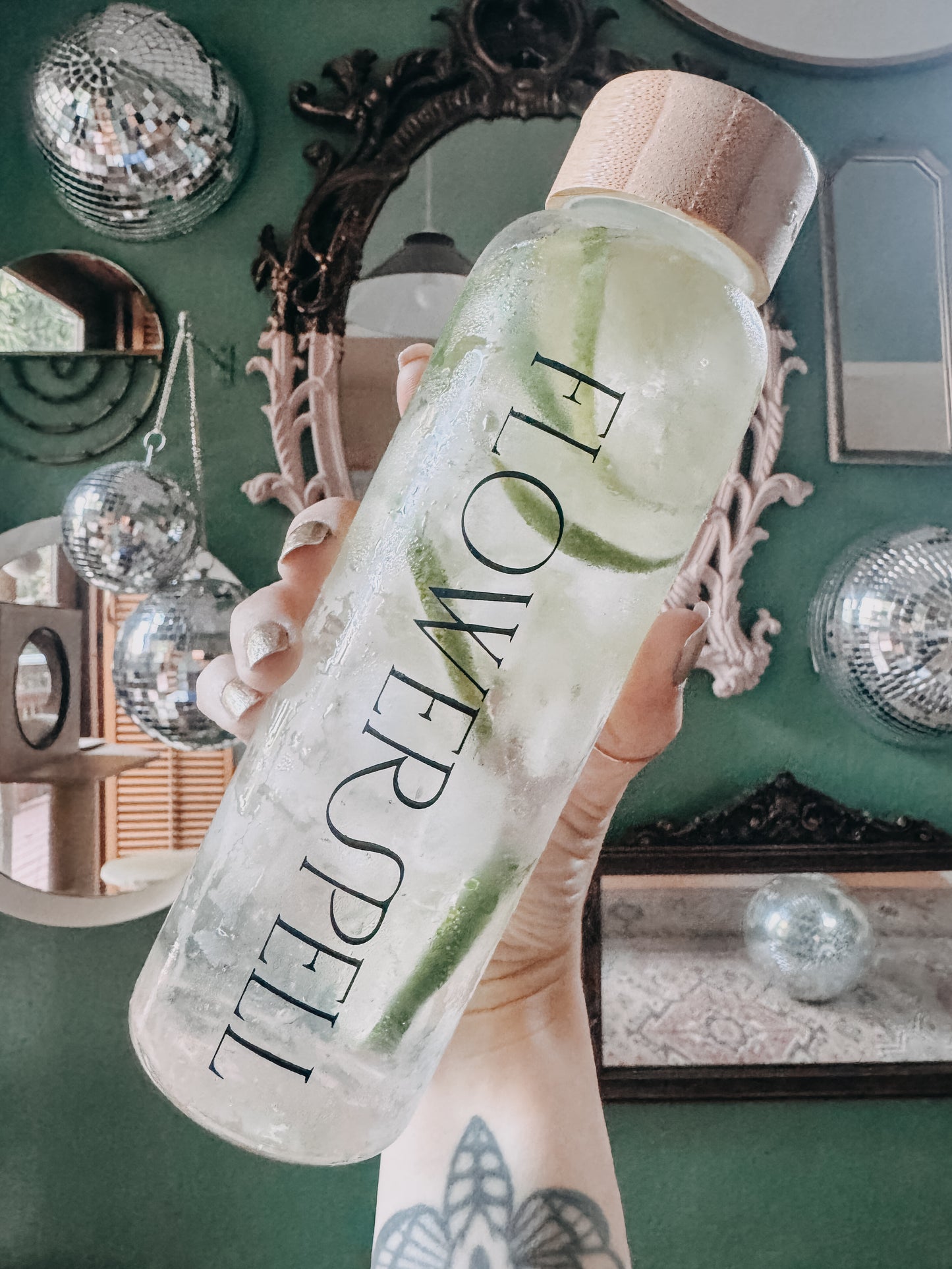 The FLOWERSPELL Water Bottle - for taking your flower ritual on the go