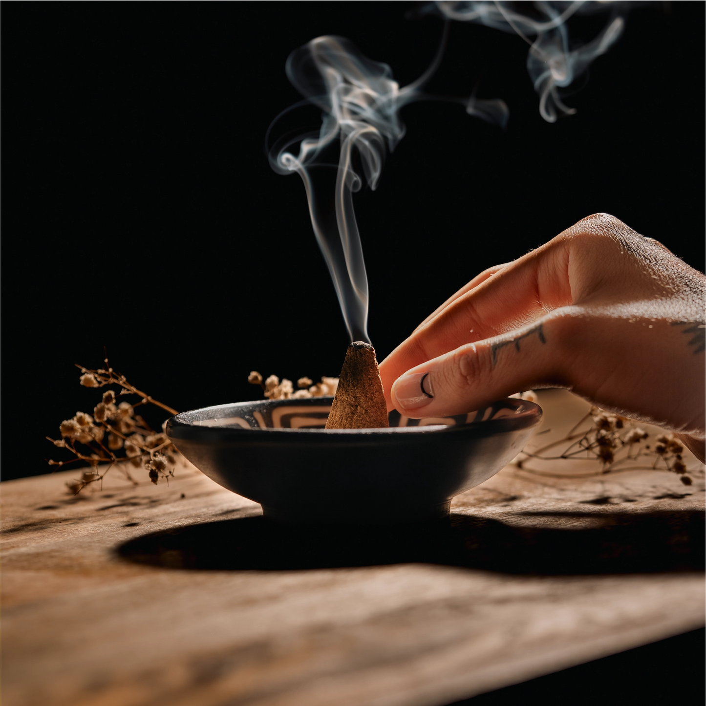 tobacco incense cones Amber Rose Backflow Cones, Hand Dipped Incense ~ a Combination of Amber Resin, Romantic Rose and Sweet Tonka Bean As it burns Homestead | Tobacco + Leather